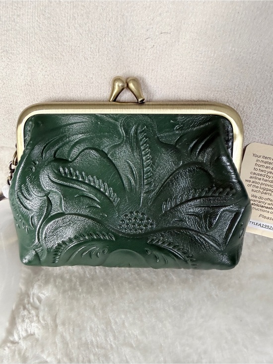 Patricia Nash Handbags - Patricia Nash Leather Borse Coin Purse, Large, Soft Green